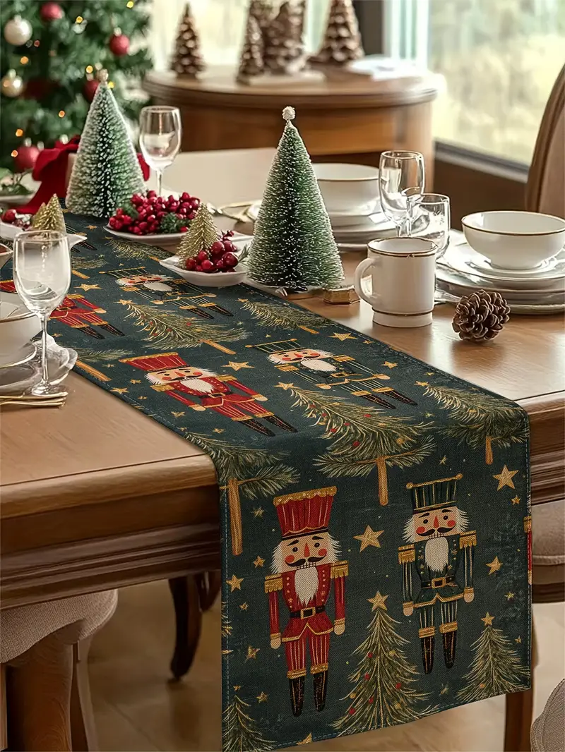 1pc christmas table runner nutcracker - Temu Mauritius