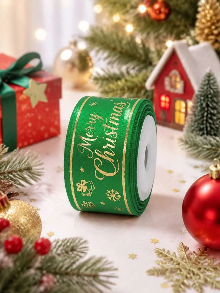 1pc Green Christmas Foil Ribbon, Christmas Party Supplies, Merry Christmas,  Christmas Eve Decoration, Christmas Decor, Christmas Gift, Home Christmas  Decoration, Christmas, Christmas Party, Xmas ...