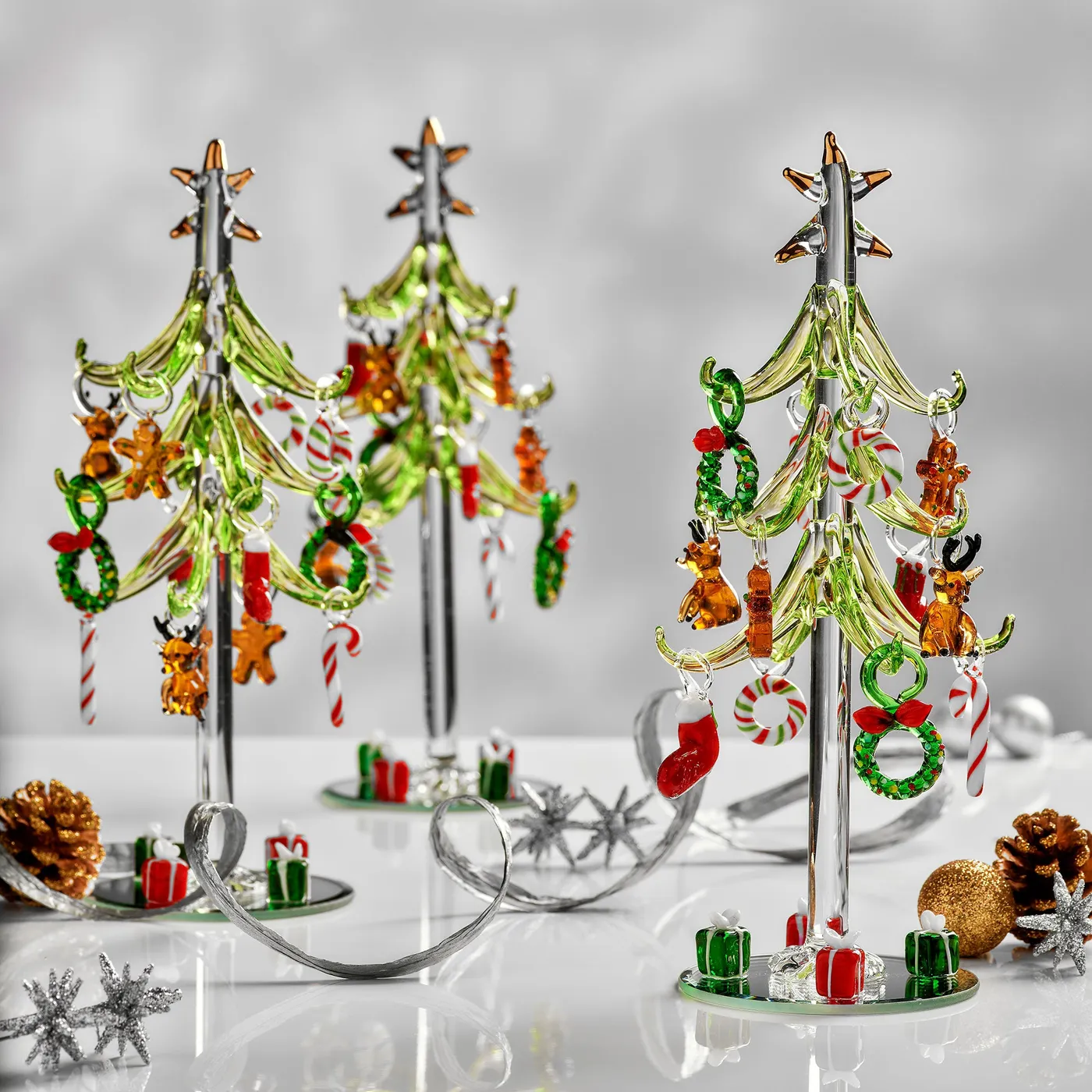 20cm Christmas Tree Ornament – Sienna Glass