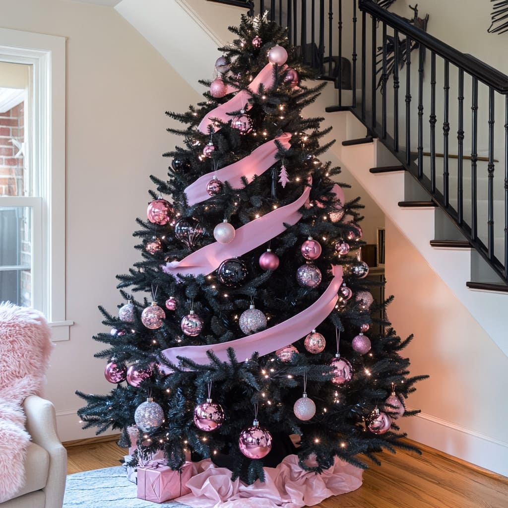 22 Creative Black Christmas Tree Decoration Ideas for 2024