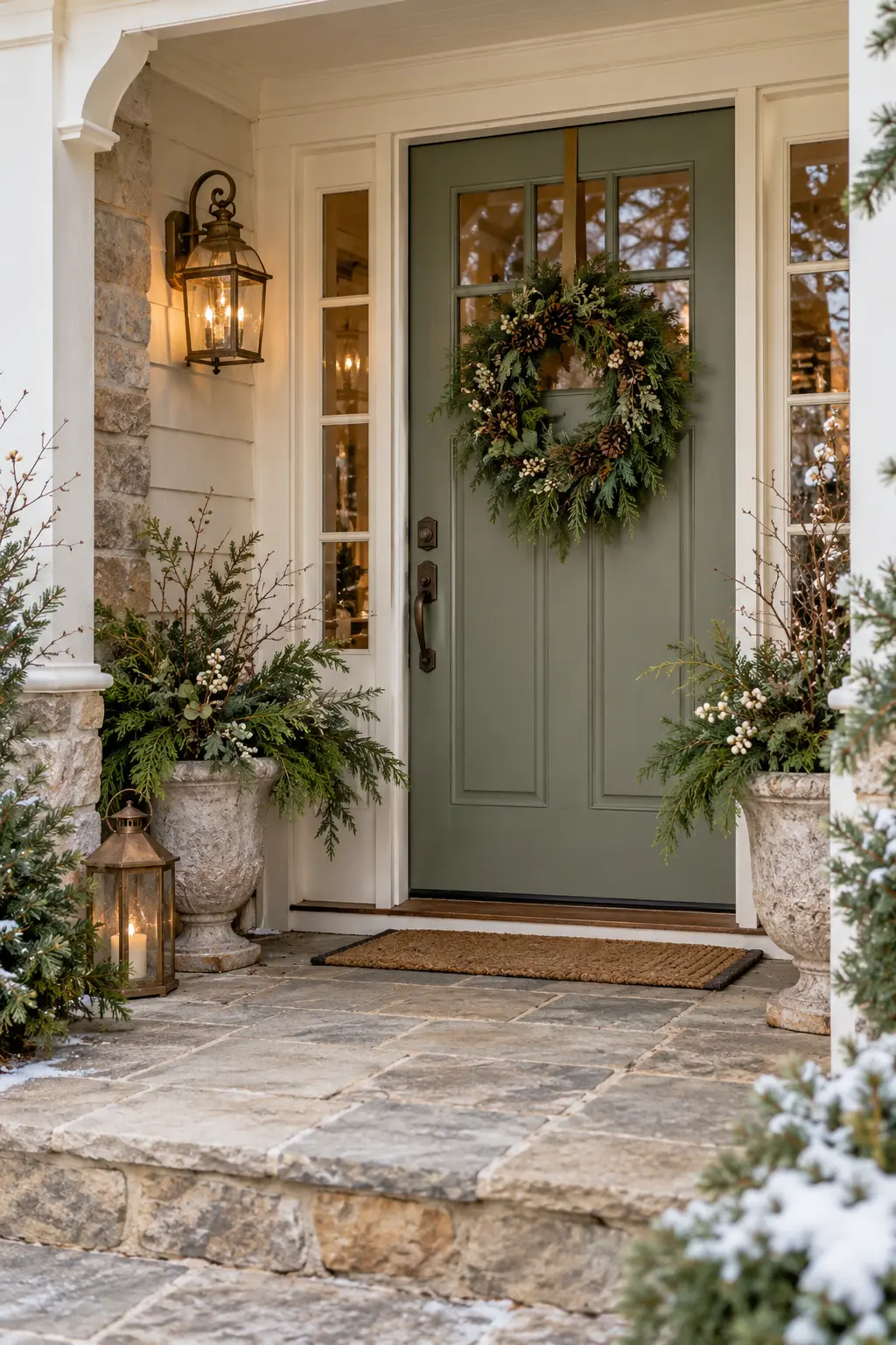 27 Beautiful Winter Porch Decorating Ideas for a Charming Seasonal Look