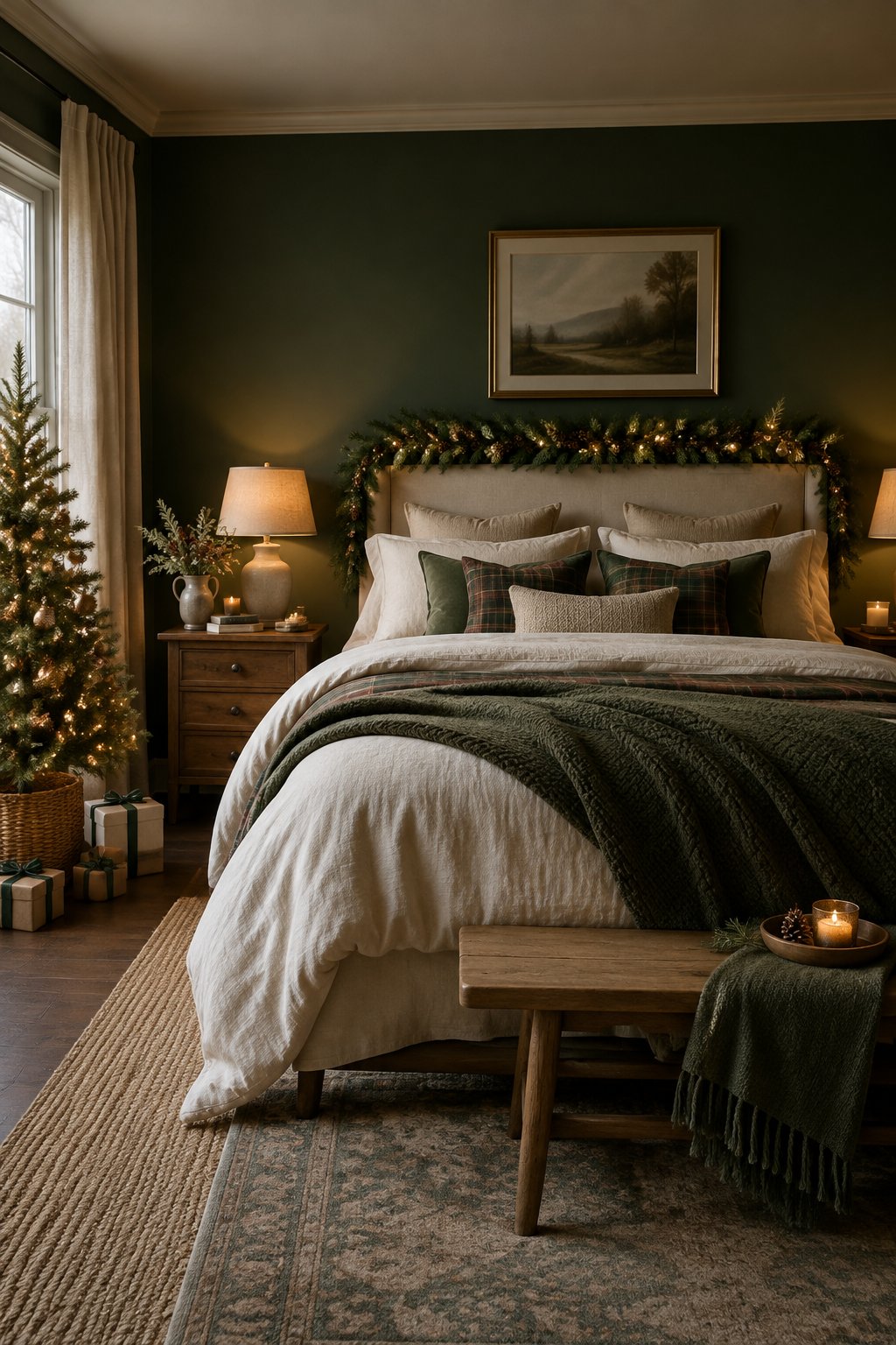36 Christmas Bedroom Decor Ideas for a Cozy Holiday Retreat