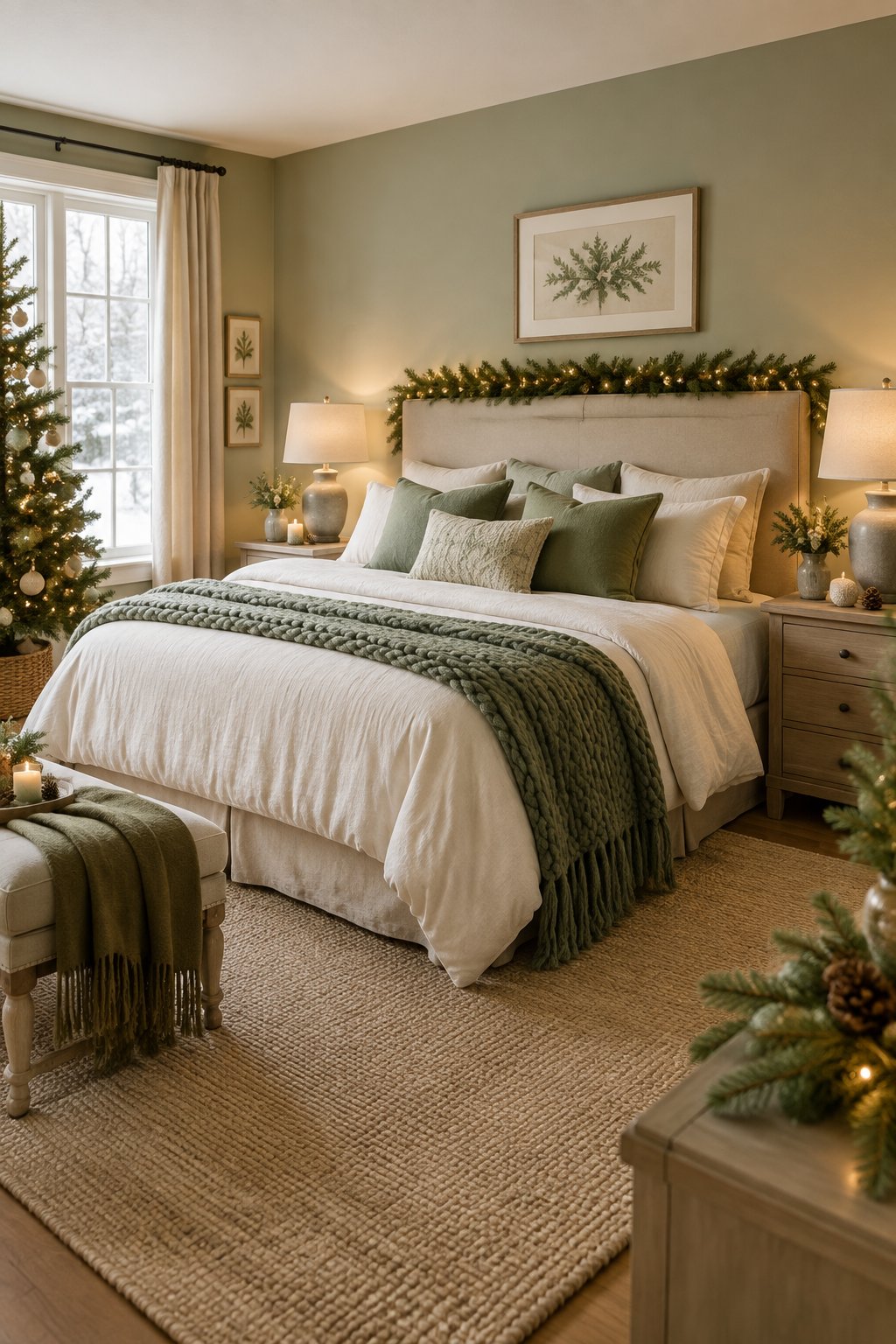 36 Christmas Bedroom Decor Ideas for a Cozy Holiday Retreat