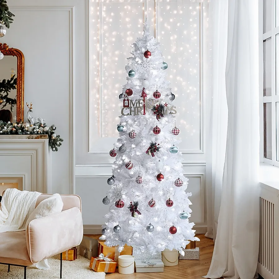 7 White Artificial Christmas Tree