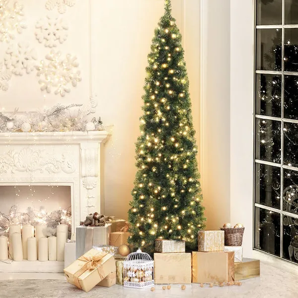 7ft 2.1m 430 Tips Christmas Tree Corner Xmas Tree Party Decorations – Factory Buys