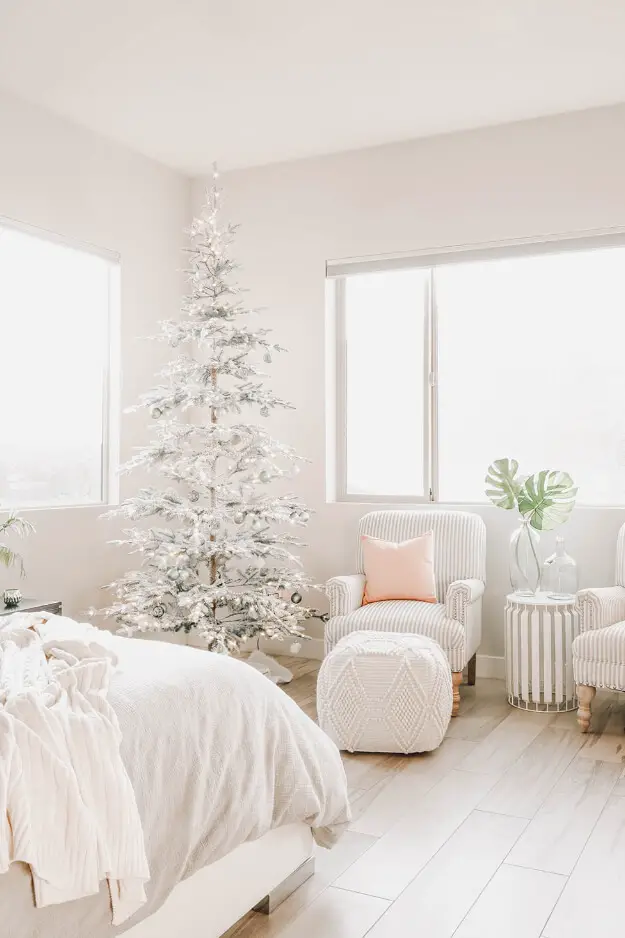 A Modern Cozy Scandinavian Style Christmas – in the Master Bedroom