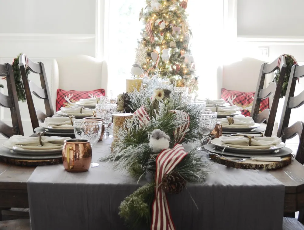 A Rustic Woodland Holiday Table - Sanctuary Home Decor