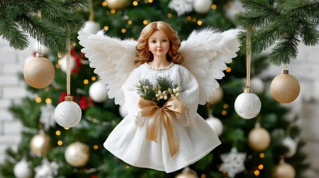 Angel Santa Tree Toppers Golden Angel Tree Topper Christmas Decorations  Lisa Angel