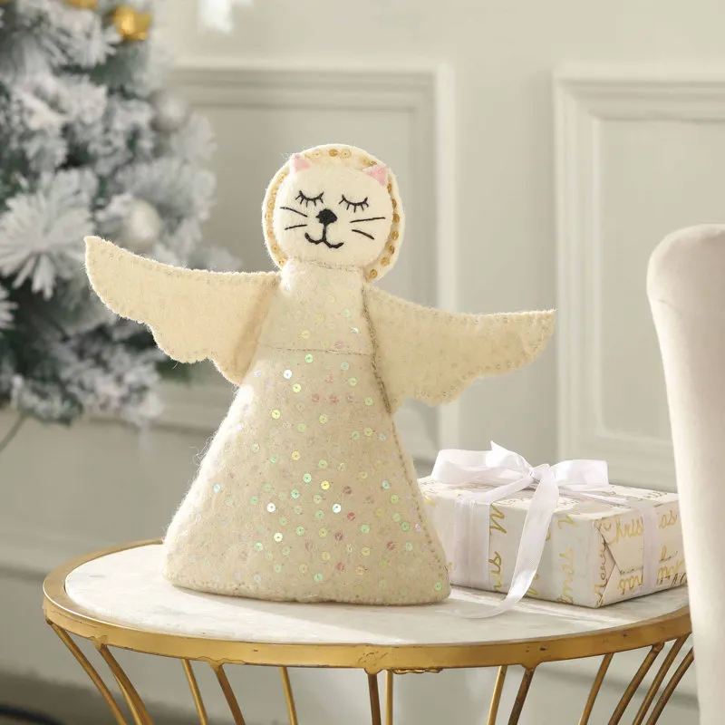 Arcadia Home Cat Angel Tree Topper | Perigold