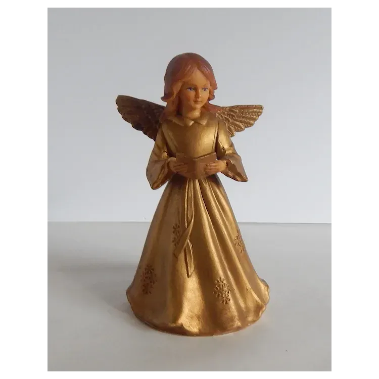 Art Plastics Christmas Angel Tree Topper Figurine. For Sale at Ruby Lane