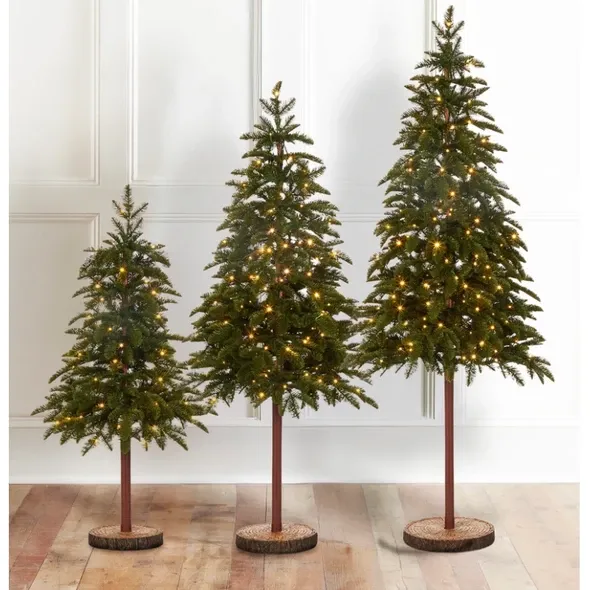 Artificial Pre Lit Christmas Trees For Sale: 3 Feet and 4 Feet