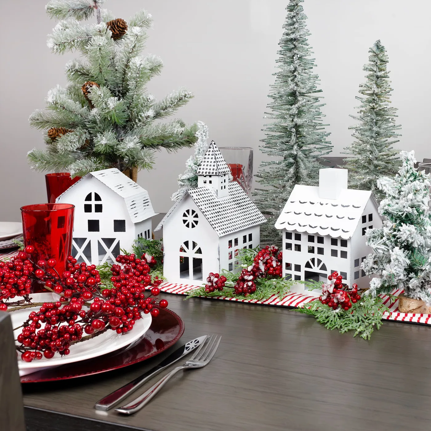 AuldHome Design Farmhouse Christmas Village Barbados | Ubuy
