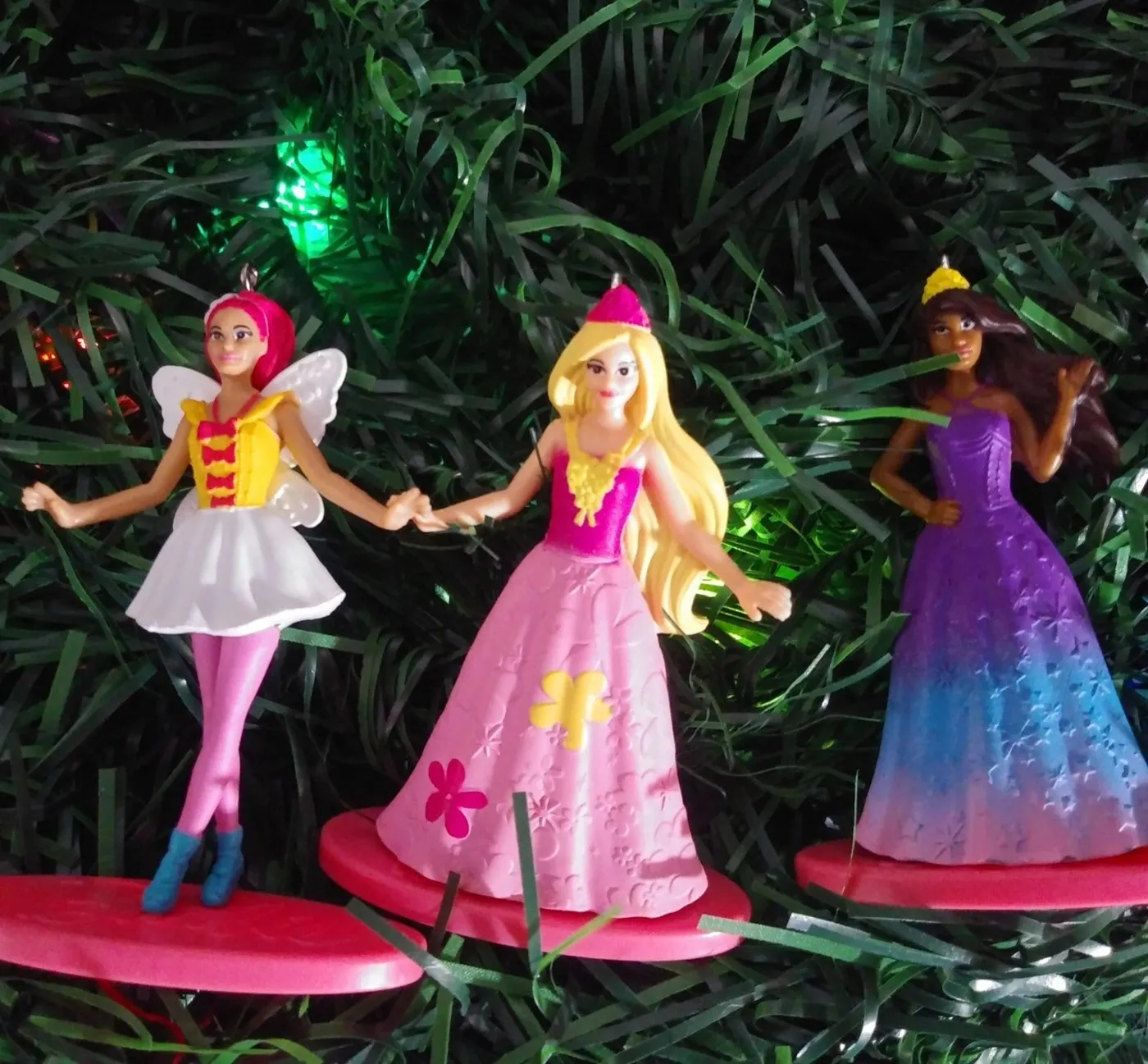 Barbie Princess Christmas Tree Ornaments 3pc | Mercari