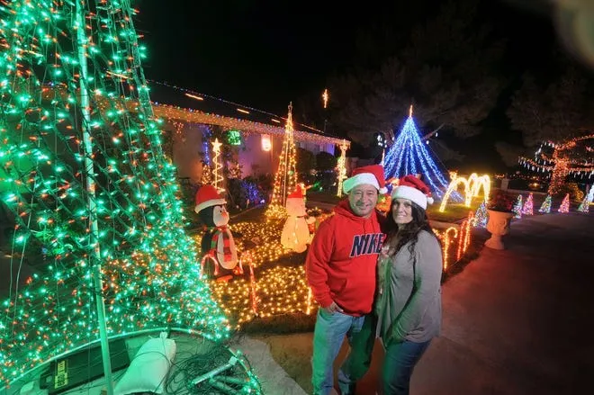 Barstow home shines with more than 26,000 Christmas bulbs