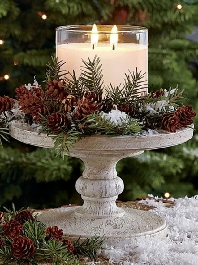 Beautiful Easy DIY Christmas Table Decorations - A Piece Of Rainbow