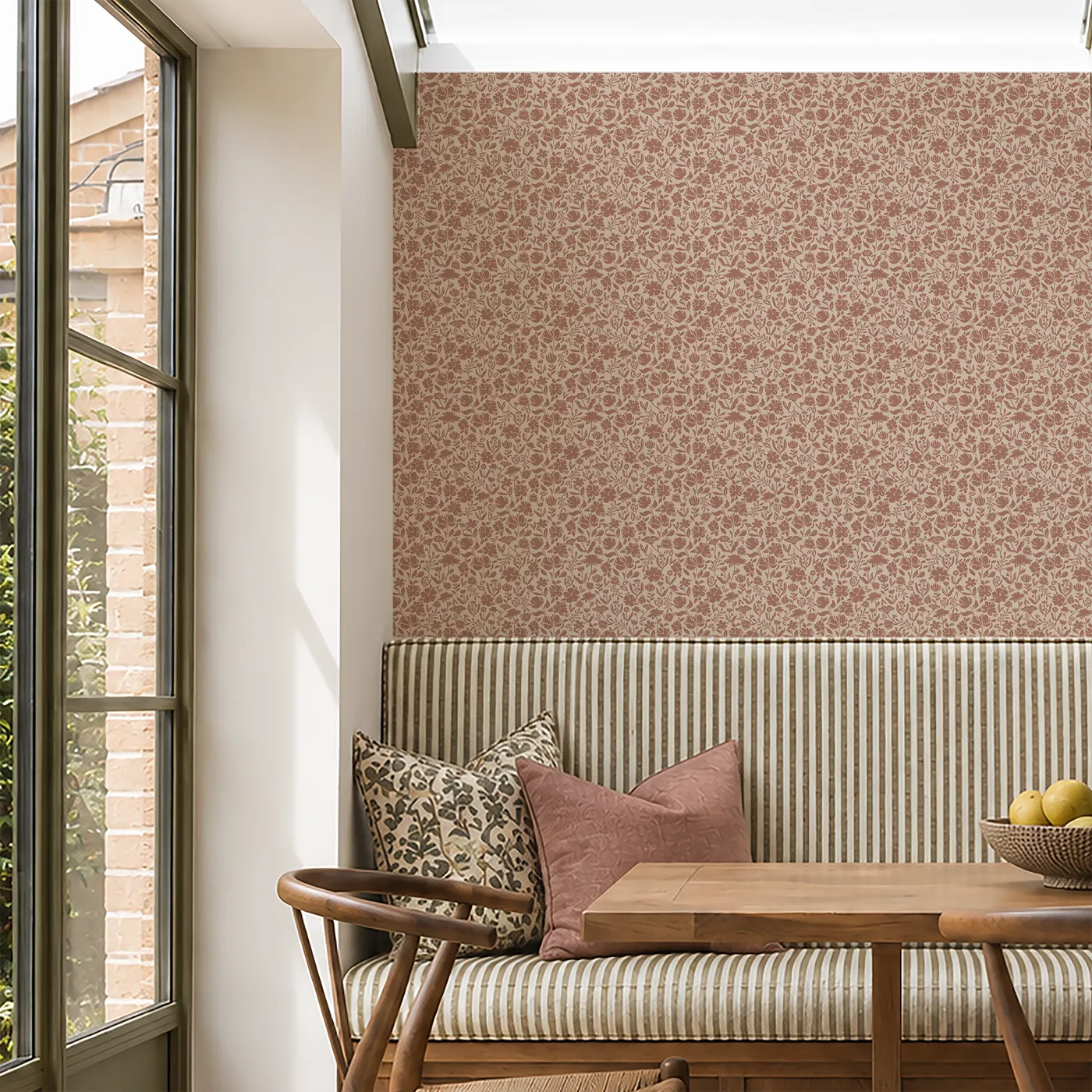 Bedroom Wallpaper – Claret & Key