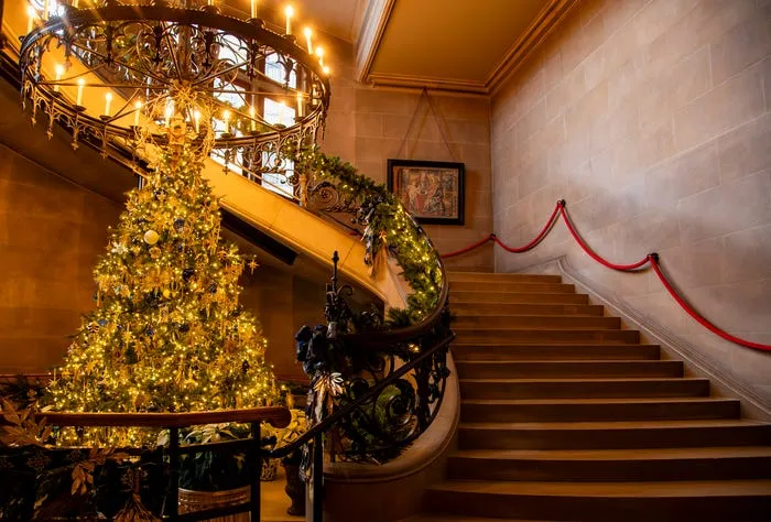 Biltmore marks start of 2025 holidays with Christmas tree raising