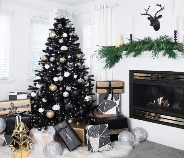 Black Christmas Trees, Stunning Holiday Decorations