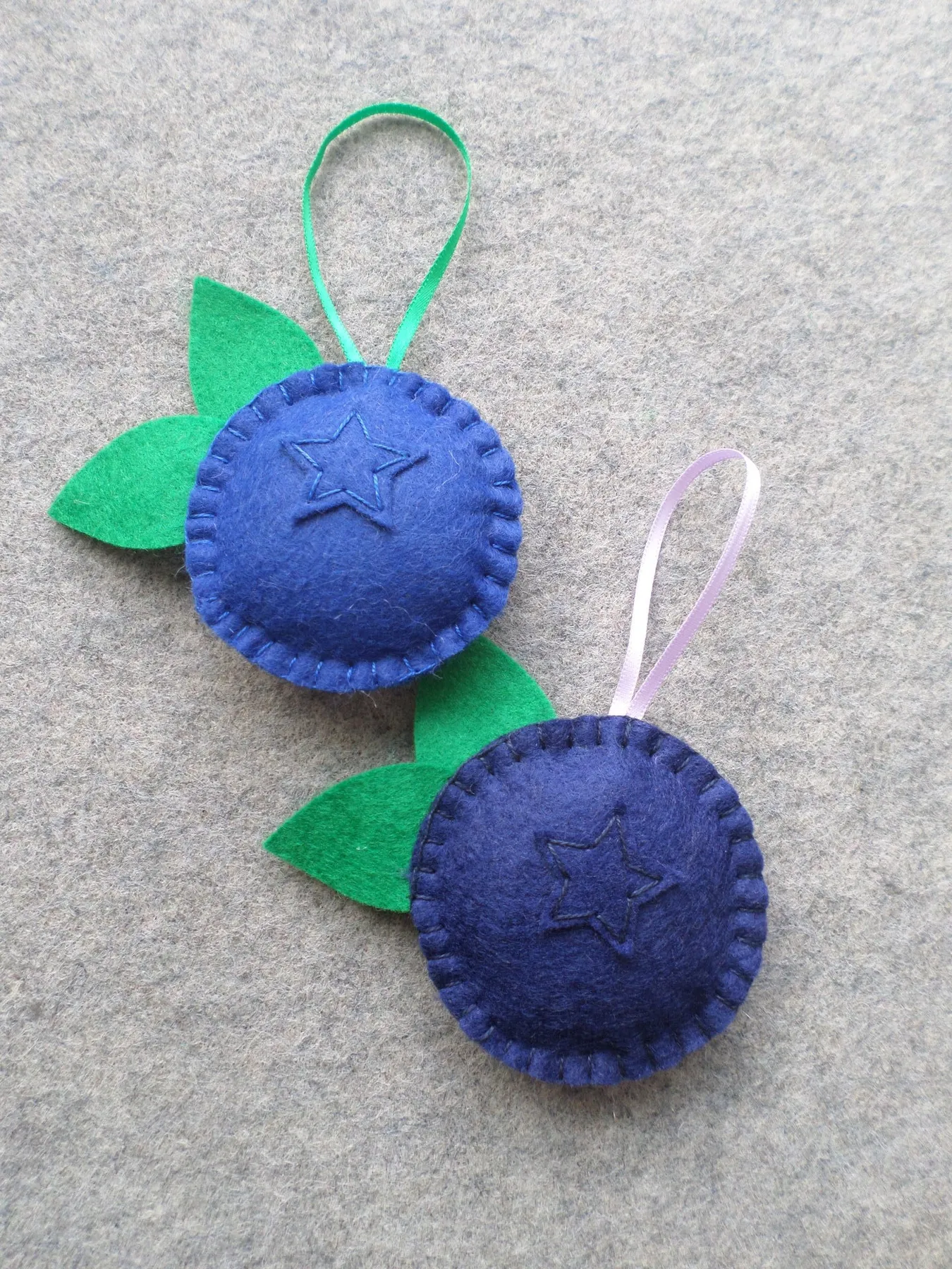 Blueberry Felt Holiday Ornament DIY Kit | Eternal Knot