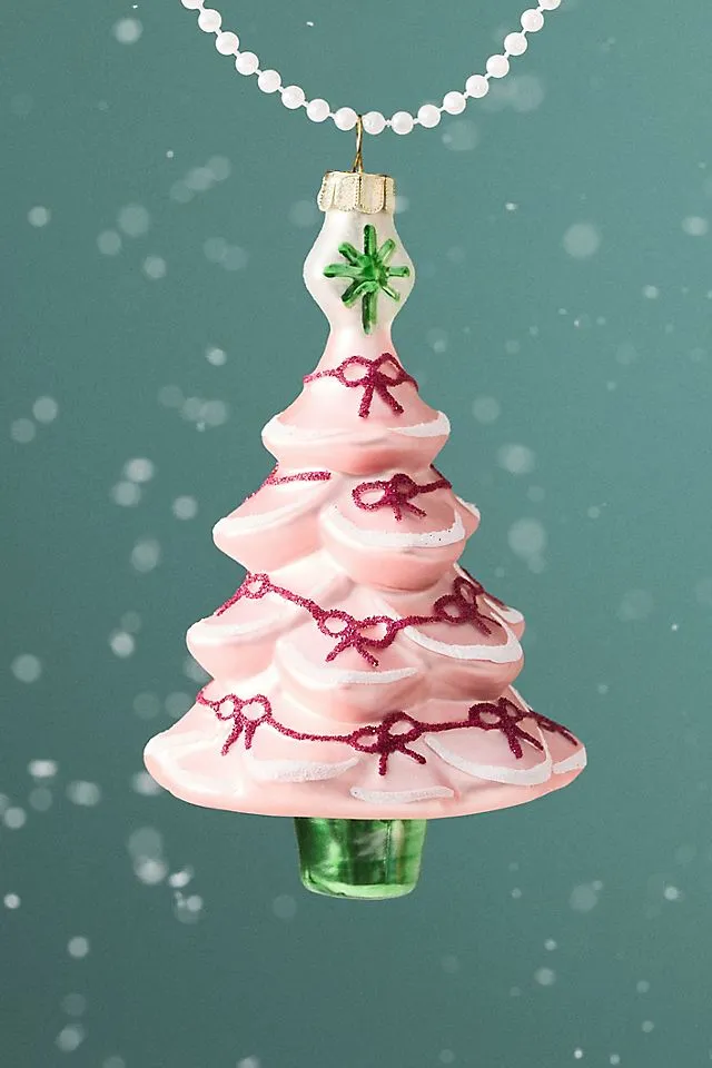 Blush Bow Tree Ornament | AnthroHome