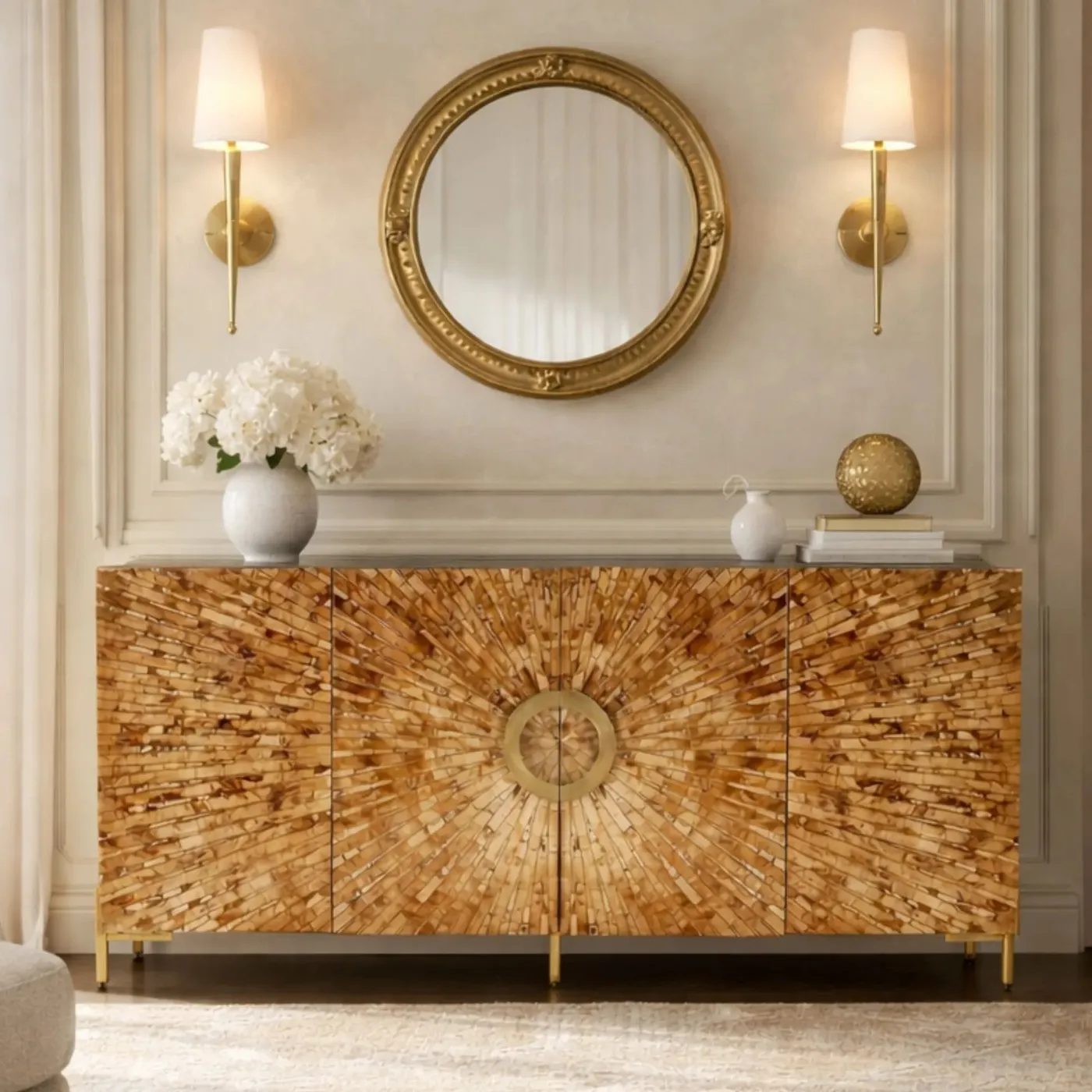Buy Bone Inlay Buffet | Bone Inlay Sideboards – Luxury Handicraft