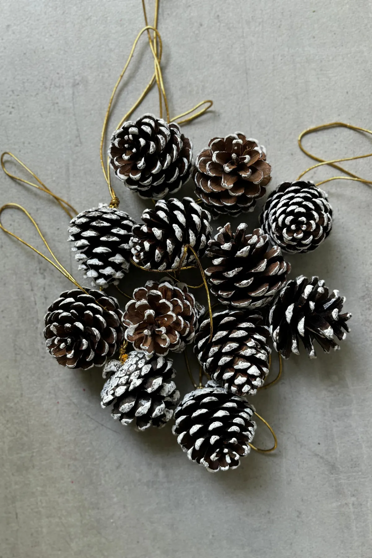 Buy Pinecone Hanging Christmas Decor (Set of 12) Online