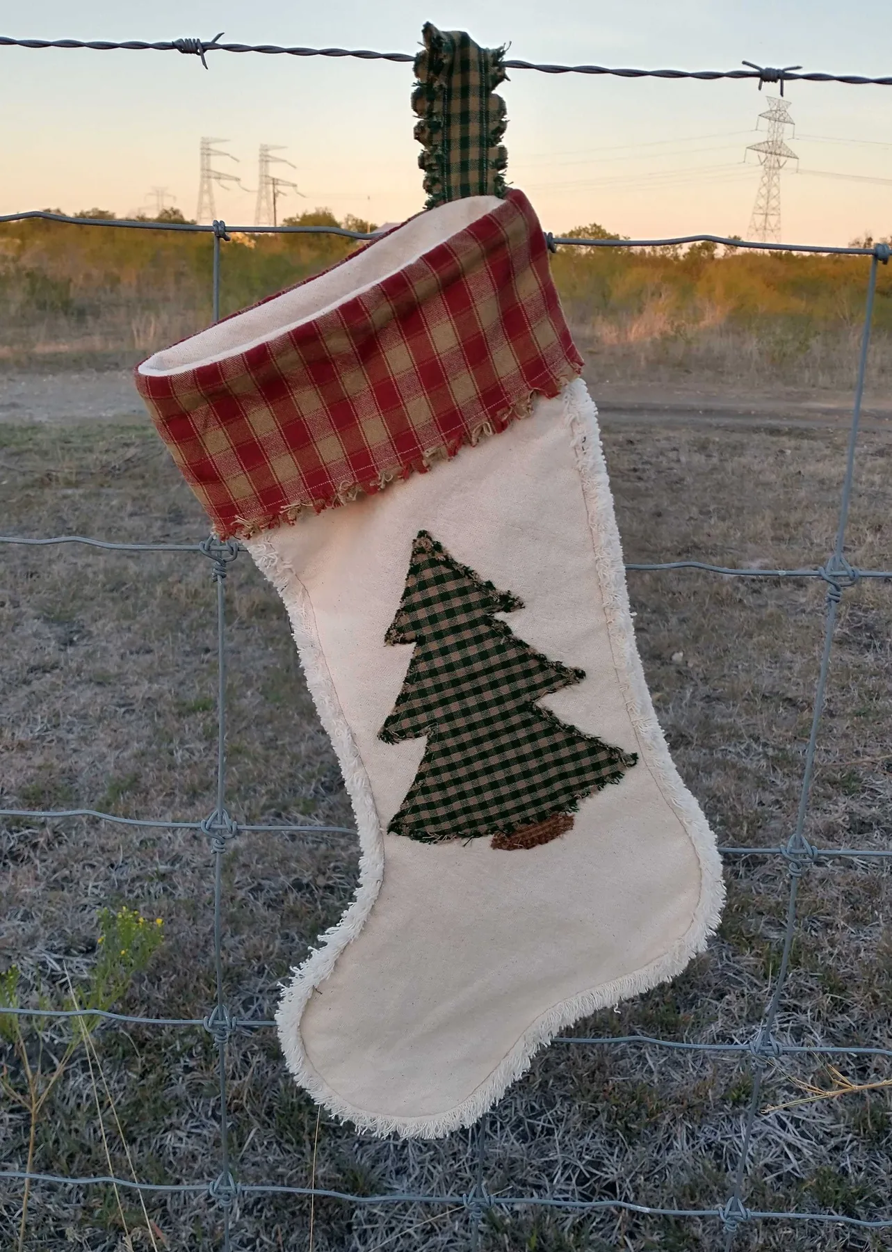 Candy Cane Quilt Stocking — Windmill Country Threads