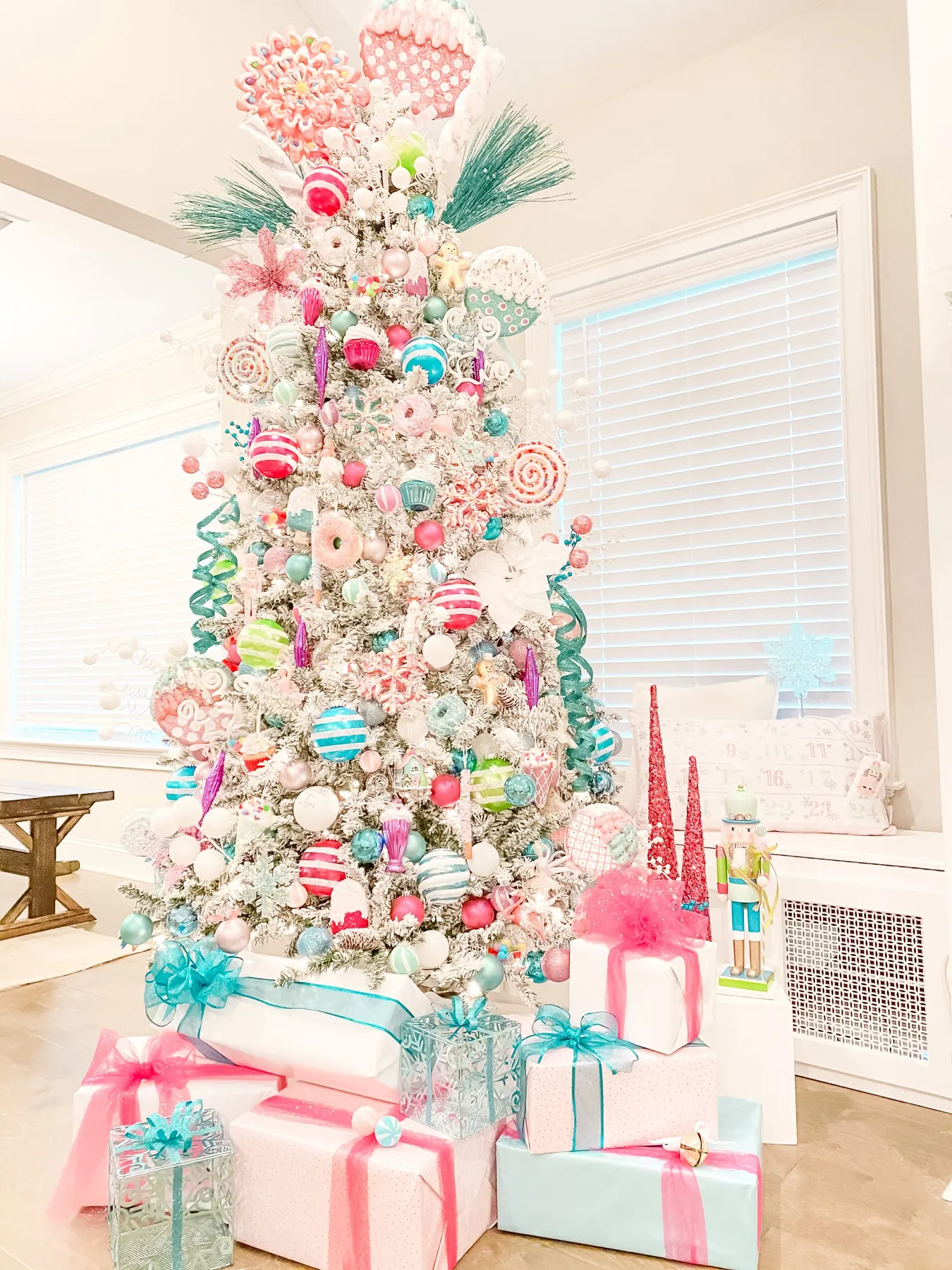 Candy Themed Christmas Tree Candy-Themed Christmas Tree For Kids Playroom  Kate Decorates