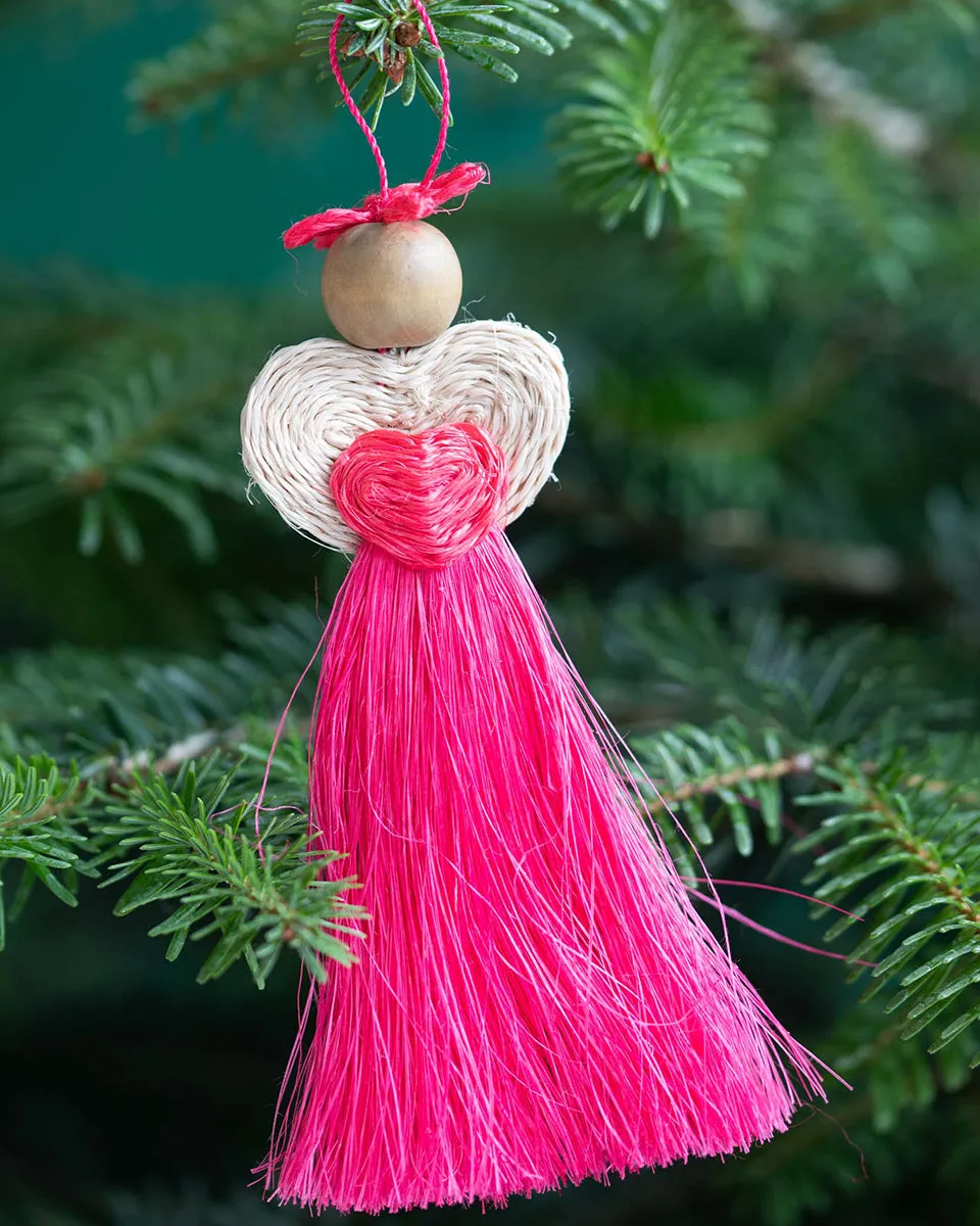 Christmas Angel Tree Pink Angel Ornaments Angelic Glam Christmas Tree With DIY Faux Fur Tree Skirt