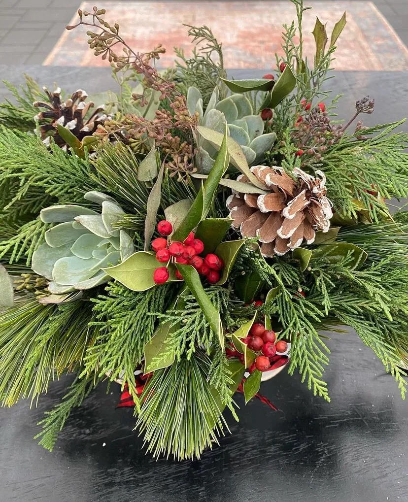 Christmas Centerpiece Workshop | Grayce Gardens