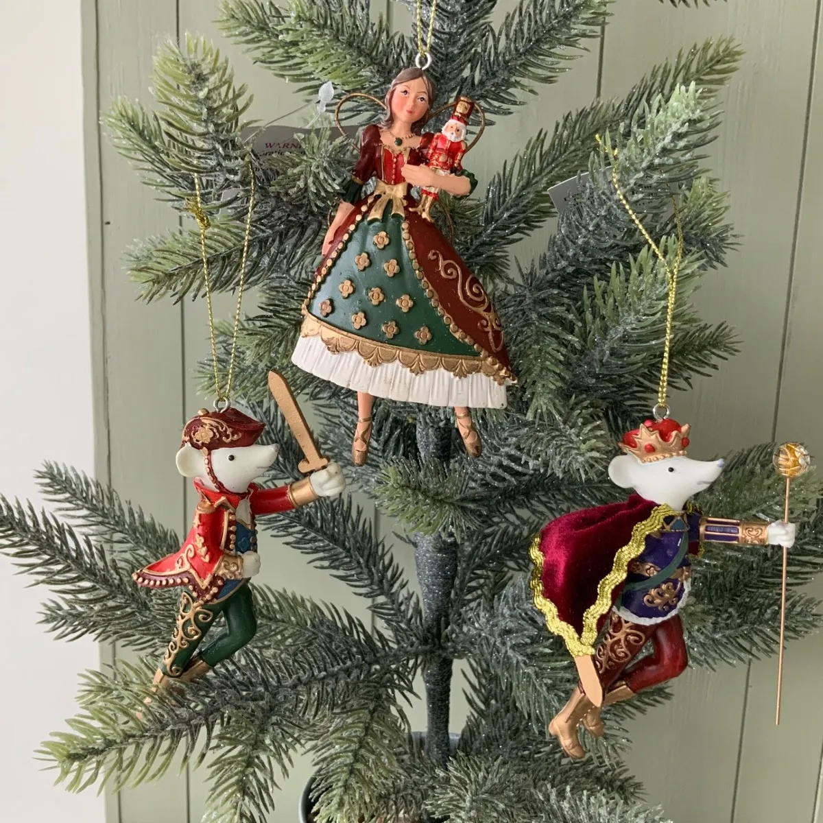 Christmas Decor Nutcracker Suite Ornament Nutcracker Ballet Resin Christmas  Tree Decoration Gisela Graham Mouse Clara