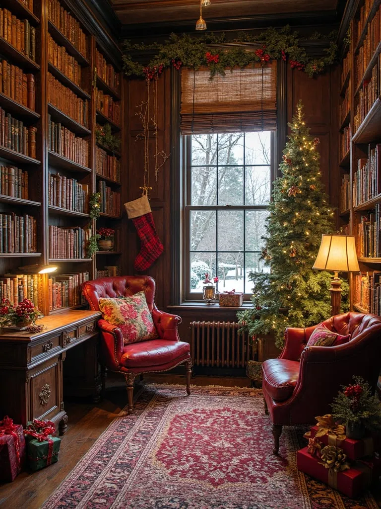 Christmas Library Ideas — AI Staging | StagePro AI