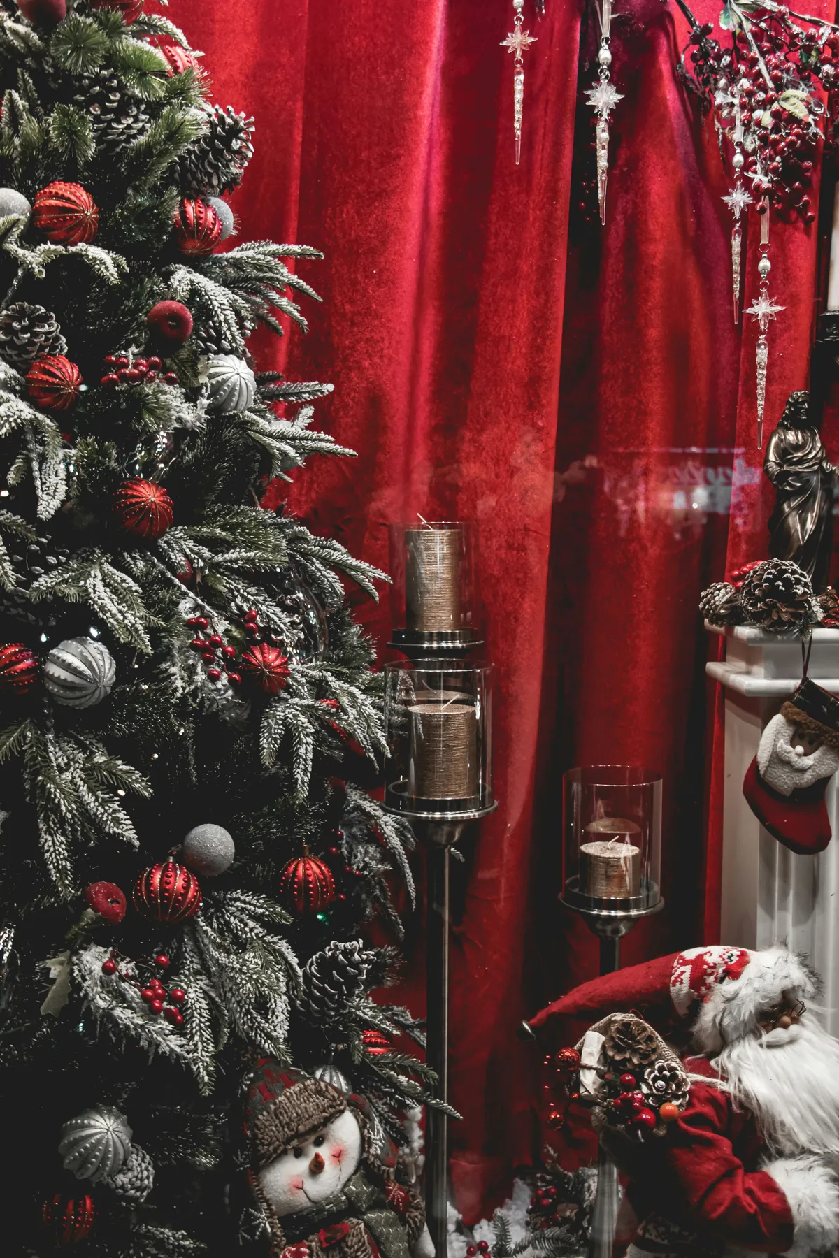 Christmas mood in Tehran shopping stores