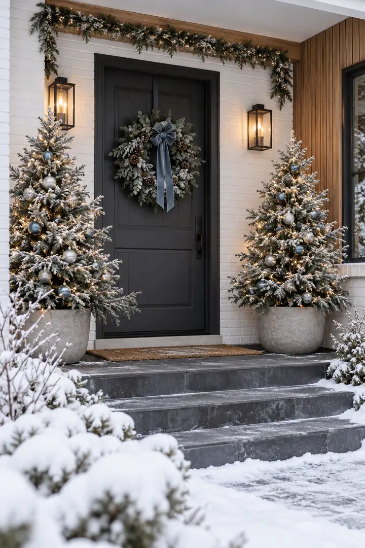 Christmas Porch Decor Ideas for a Warm and Festive Welcome - Our Happy  Corner