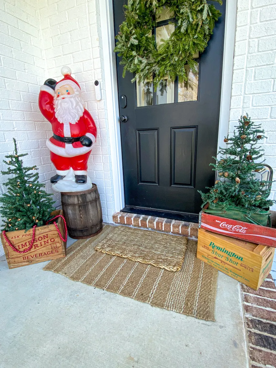 Christmas Side Porch Styling – Brooke Carmean