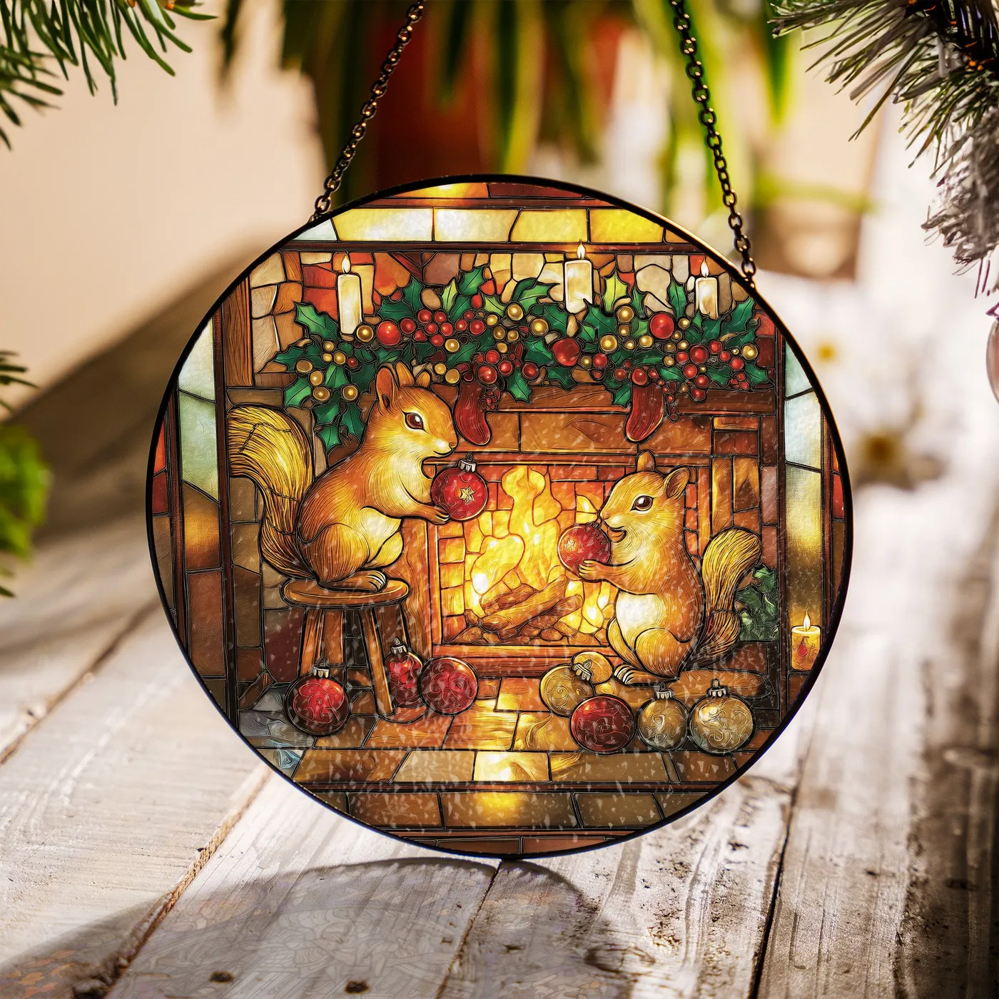 Christmas Suncatcher, Holiday Window Decor, Unique Christmas Gift Idea –  Wonderful Triangle