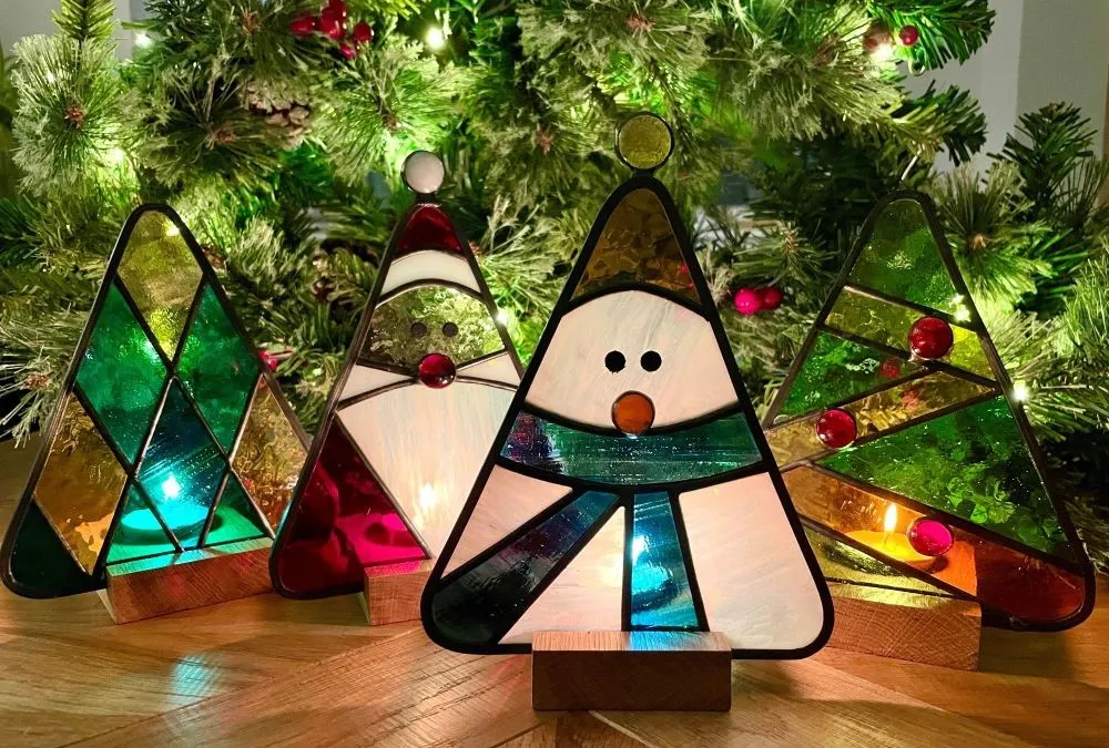 Christmas Tea Light Stained Glass Workshop