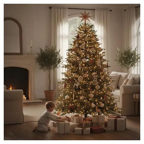 Christmas tree 240 cm Louvre 4700 LED warm white poly light effects |  online sales on HOLYART.com