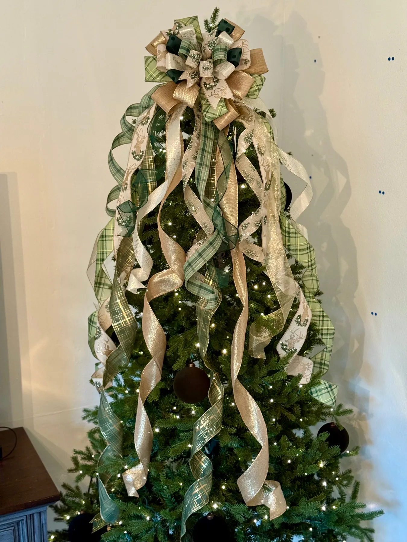 Christmas Tree Topper Bows – Emerald's Avenue