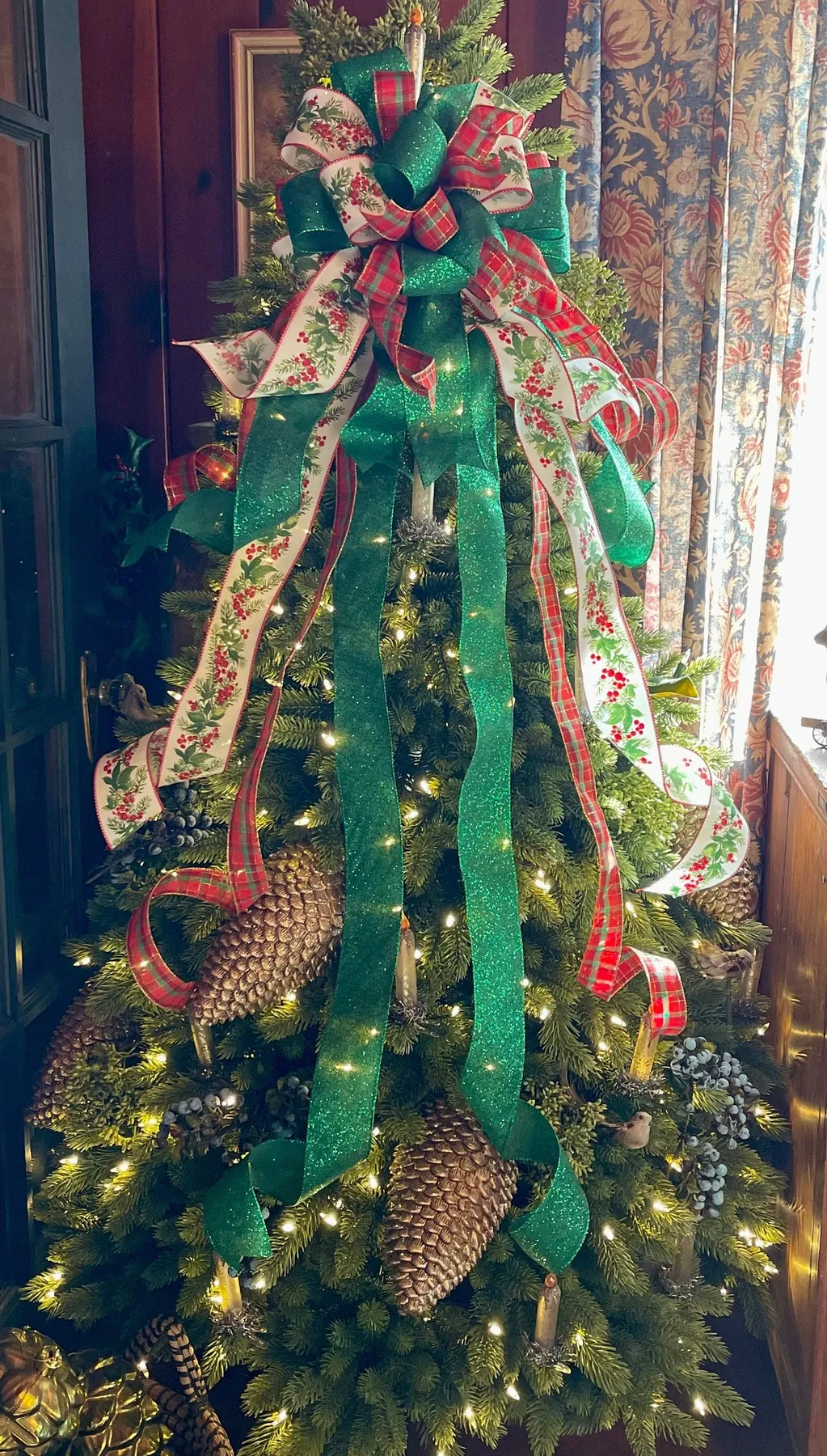 Christmas Tree Topper Bows Tagged 'christmas topper' - Crested Perch