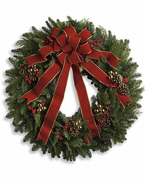 Classic Holiday Wreath - Teleflora