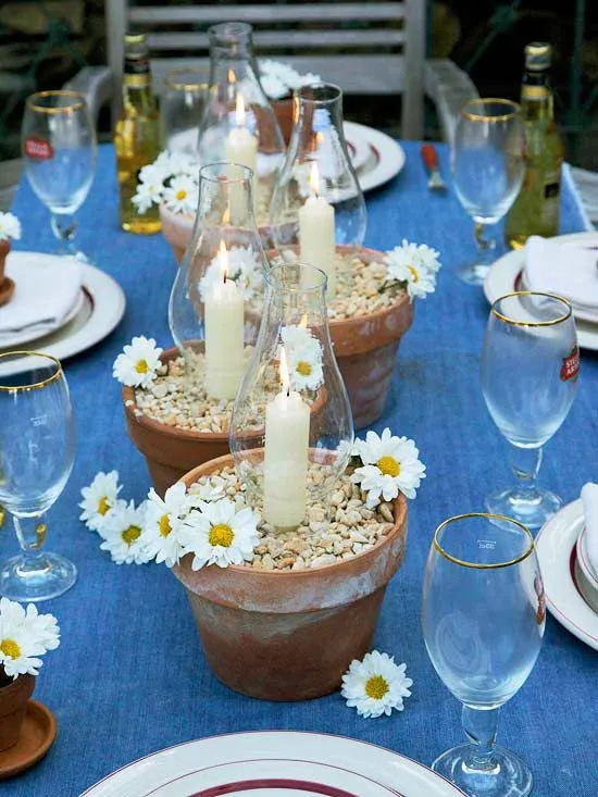 Colorful Summer Centerpieces
