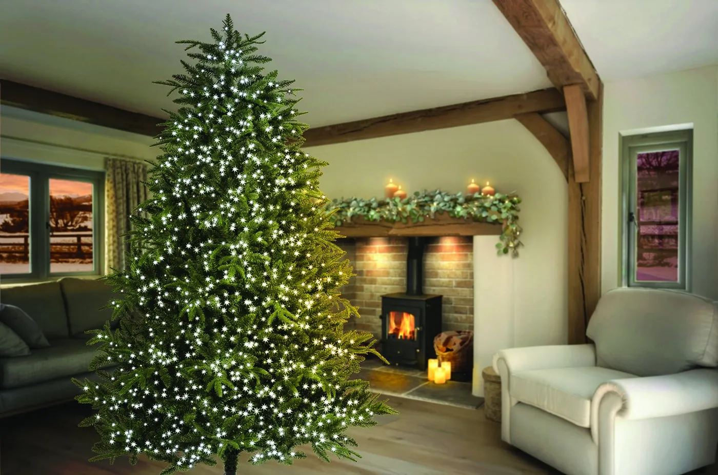 Cool white Christmas lights vs warm white Christmas lights : Premier  Decorations
