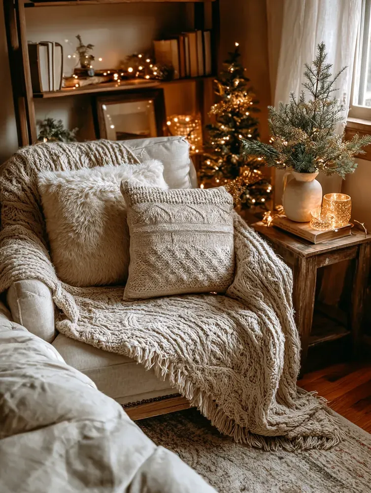 Cozy Corner Alert! 🌲 How Shaker Principles Create the Perfect Christmas  Nook