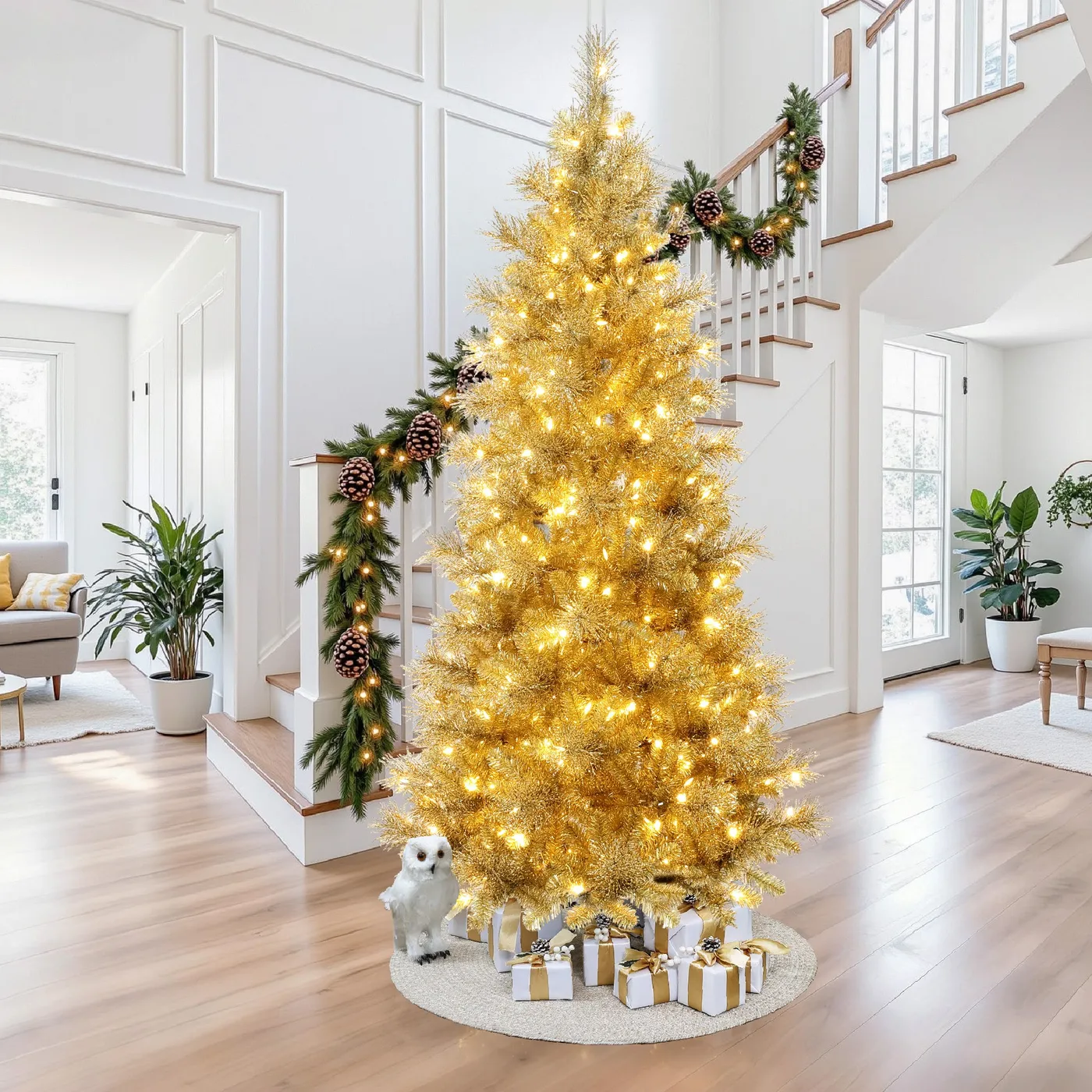 Cozy Red and Gold Christmas Tree Decorating Ideas • Craving Some Christmas  🎄 Tree