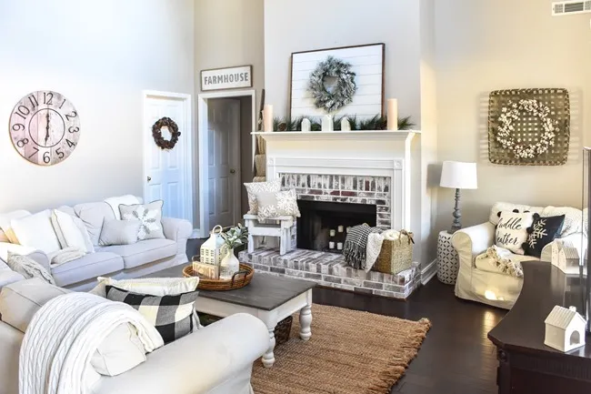 Cozy Winter Living Room
