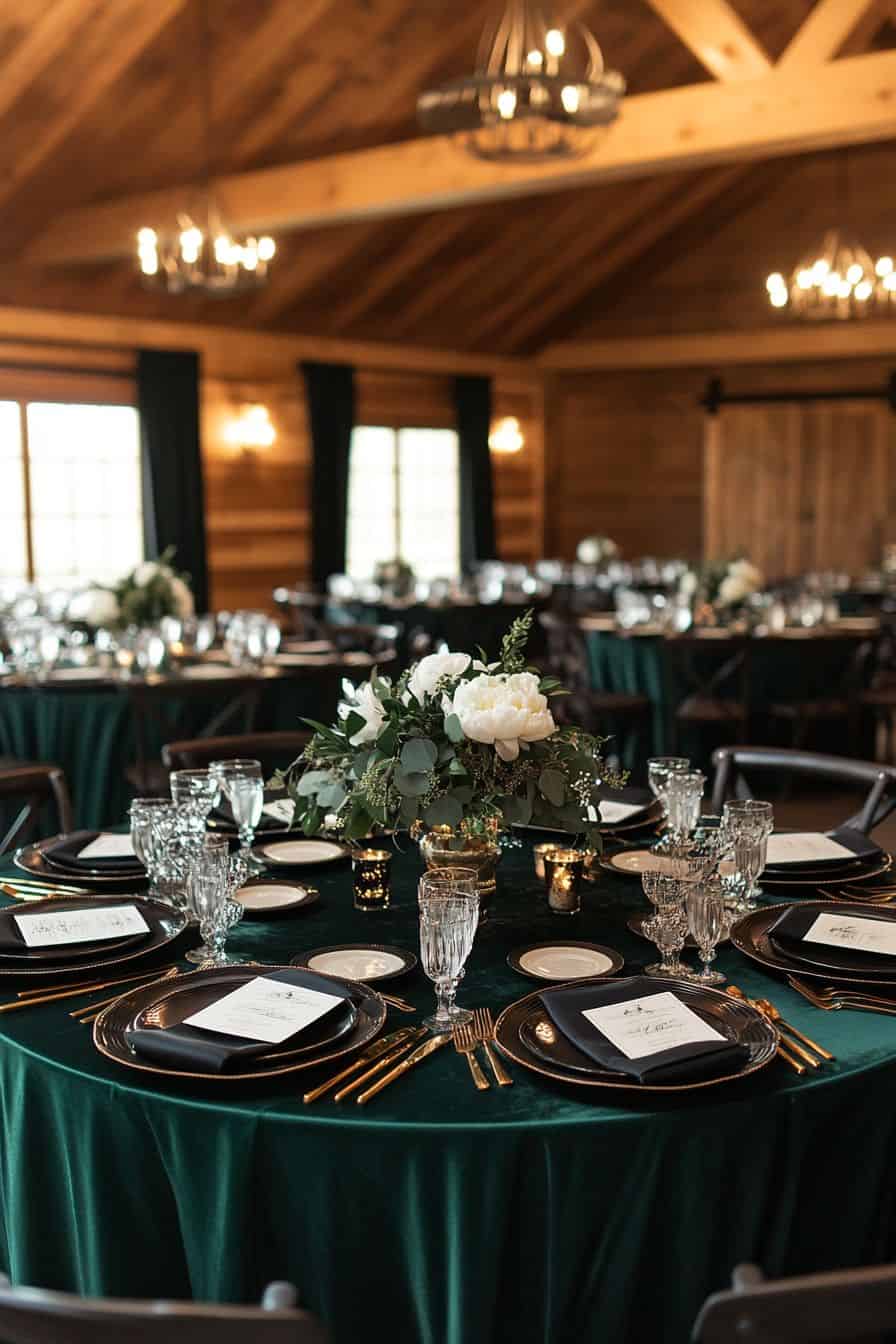 Create Ambience With 24 Stunning Moody Wedding Table Setting • Confetti &  Roses