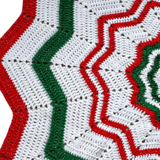 Crochet Christmas Tree Skirt Pattern