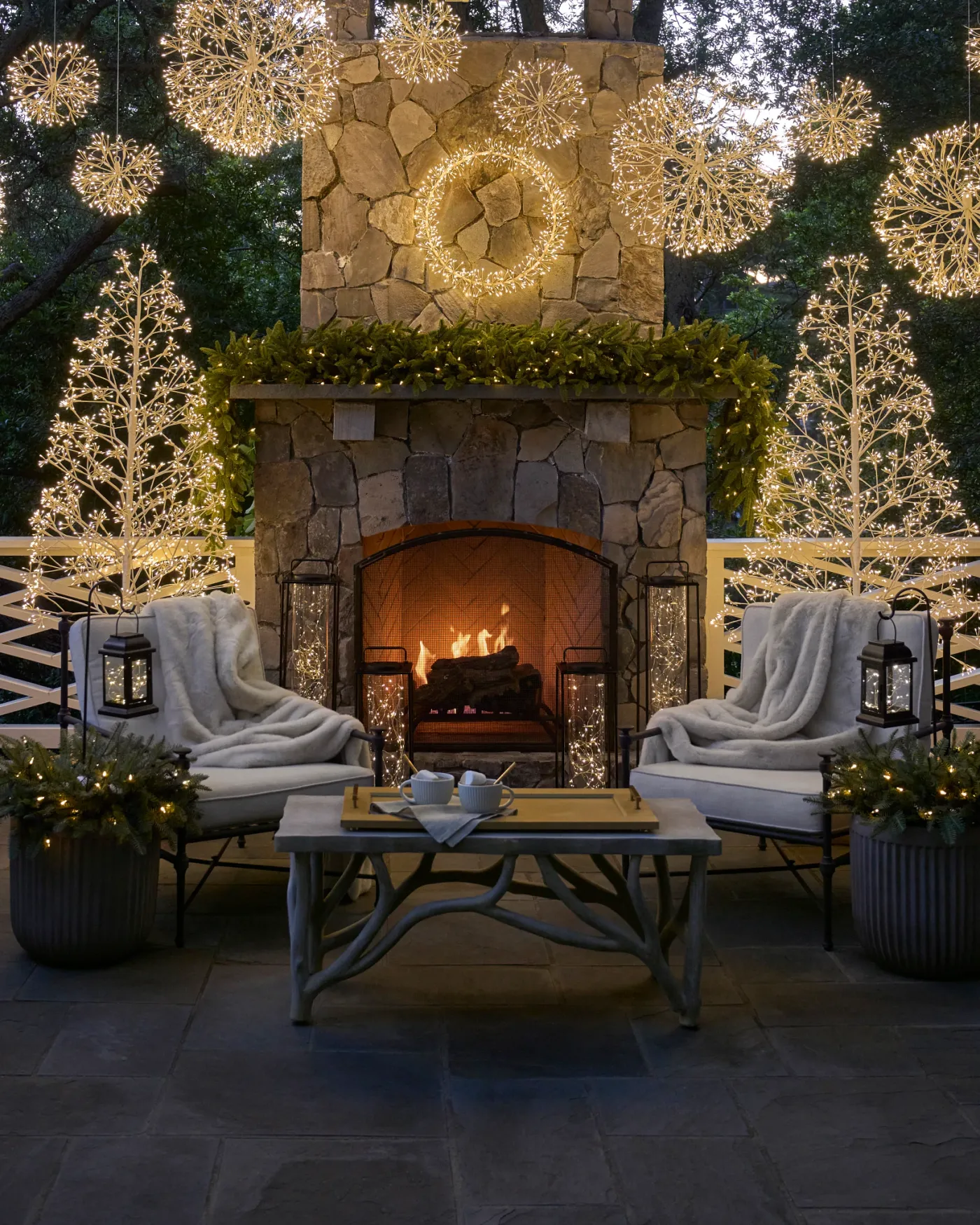 Decorations Indoor/Outdoor Christmas Ceramic String Lights Holiday Lighting Trends Ideas Balsam Hill