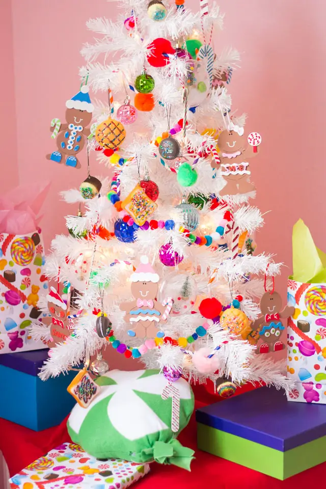 Diy Candy Christmas Trees Candy Cane Christmas Tree